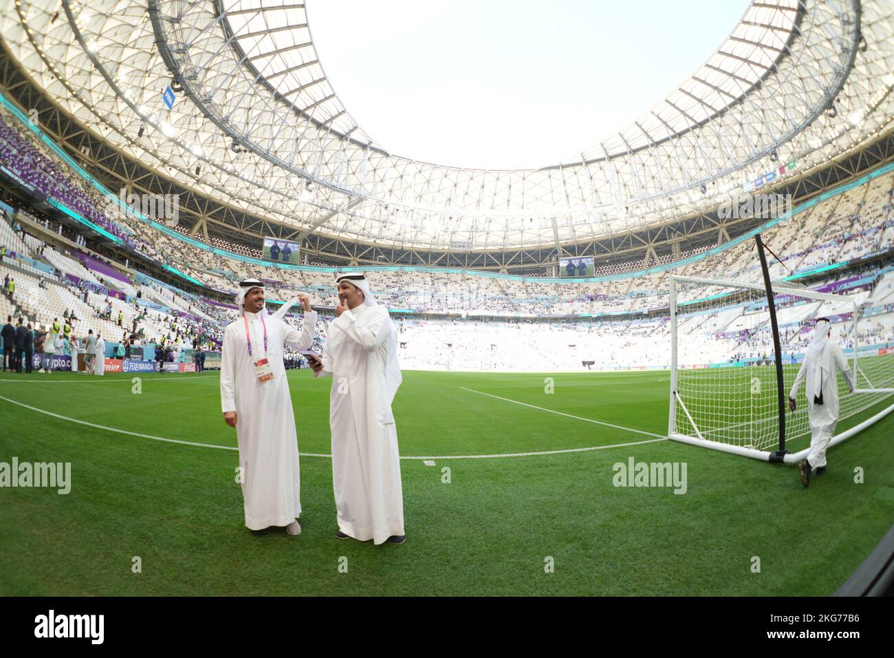 Lusail, Qatar. 22 Novembre 2022. Lusail, Qatar. 22nd Nov 2022. Stadio di Lusail durante la partita di Coppa del mondo del Qatar 2022, gruppo C, data 1, tra Argentina e Arabia Saudita ha giocato al Lusail Stadium il 22 novembre 2022 a Lusail, Qatar. (Foto di Bagu Blanco / PRESSINPHOTO) Credit: PRESSINPHOTO SPORTS AGENCY/Alamy Live News Credit: PRESSINPHOTO SPORTS AGENCY/Alamy Live News Foto Stock