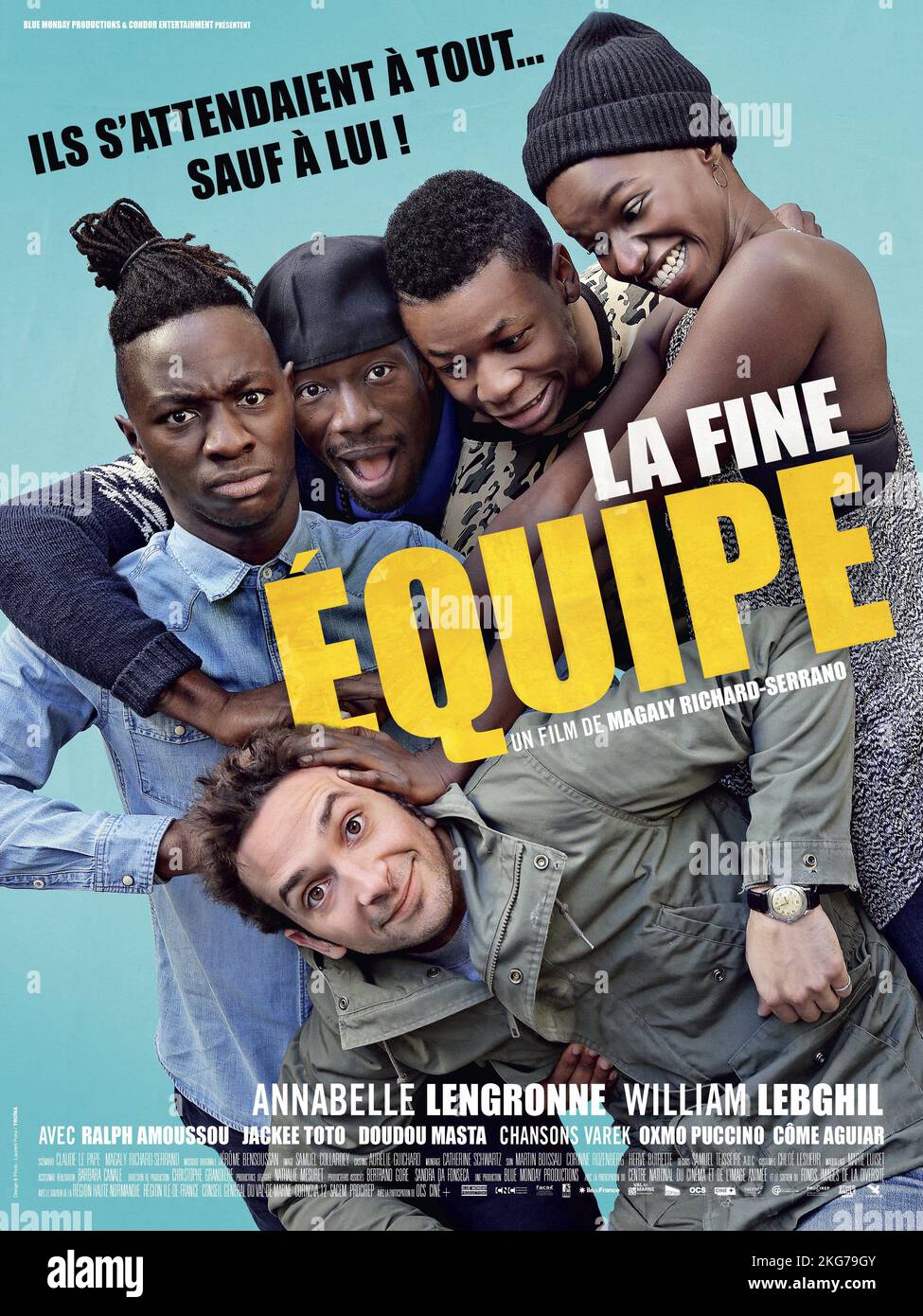 La fine Equipe anno : 2016 Francia regista : Magaly Richard-Serrano Ralph Amoussou, Doudou Masta, Jackee Toto, Annabelle Lengronne, William Lebbghil poster francese Foto Stock