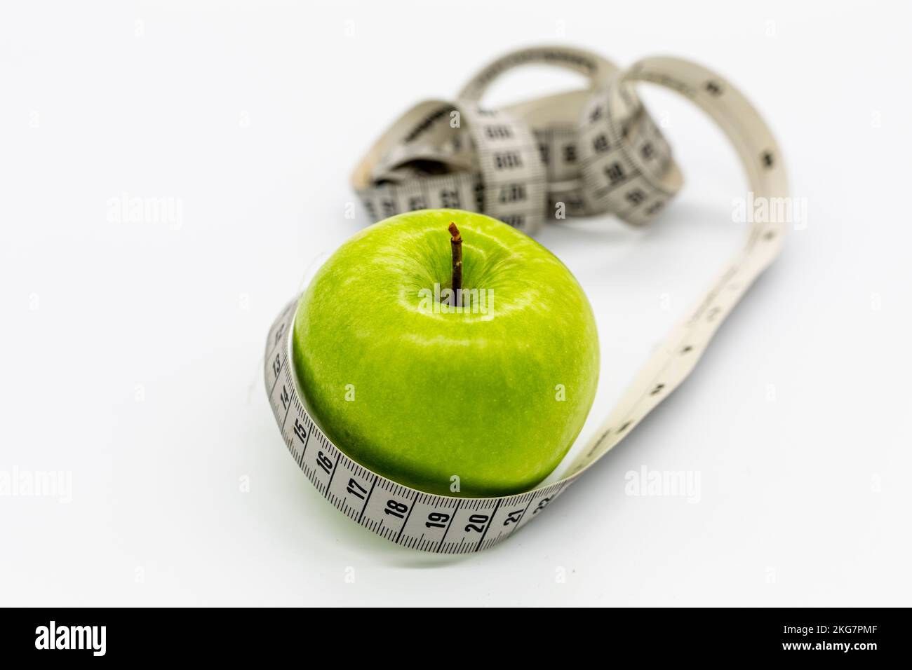 Mele verdi, fonte di salute e sapore Foto Stock