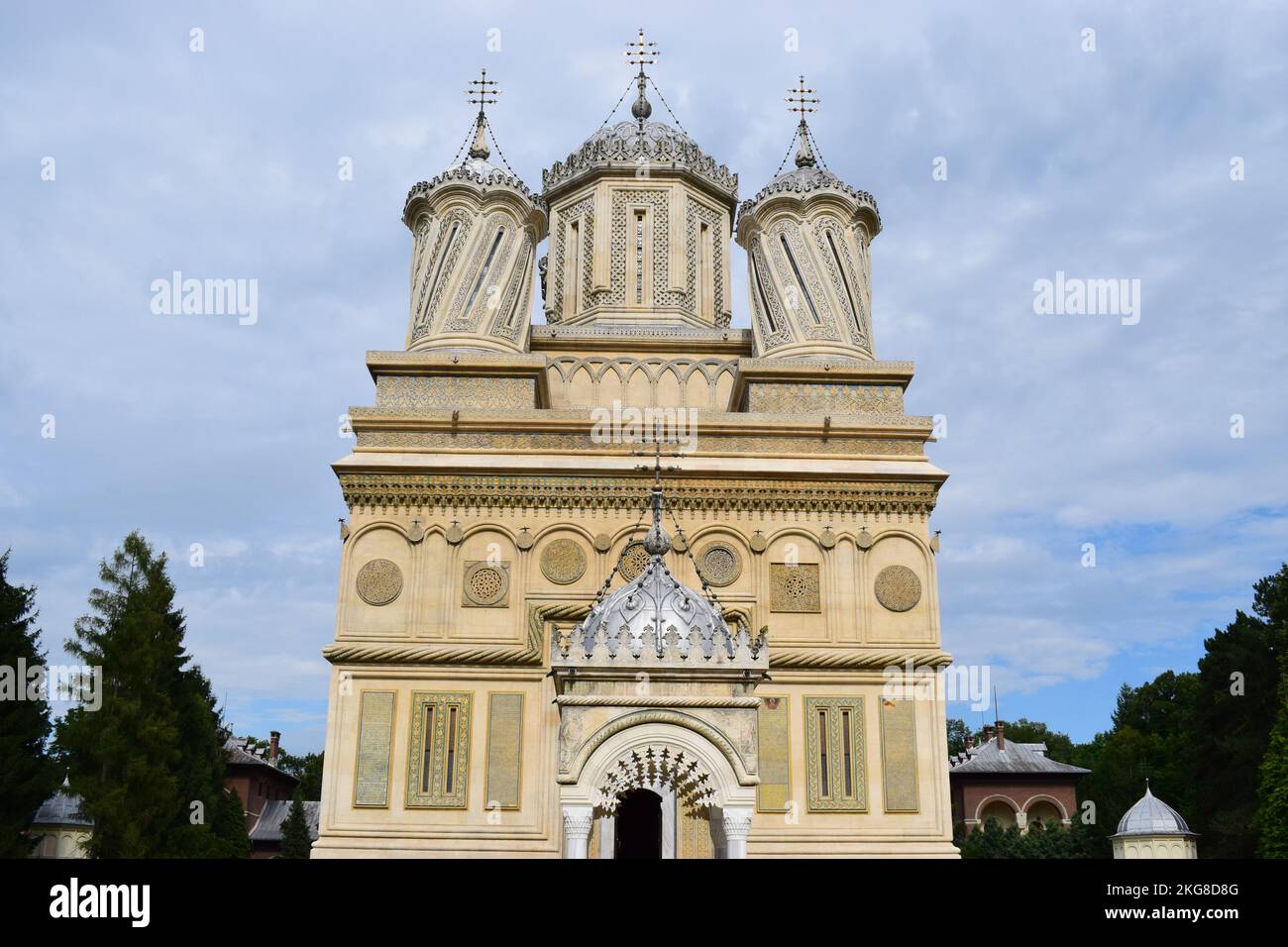 Manastirea Curtea de Arges Foto Stock