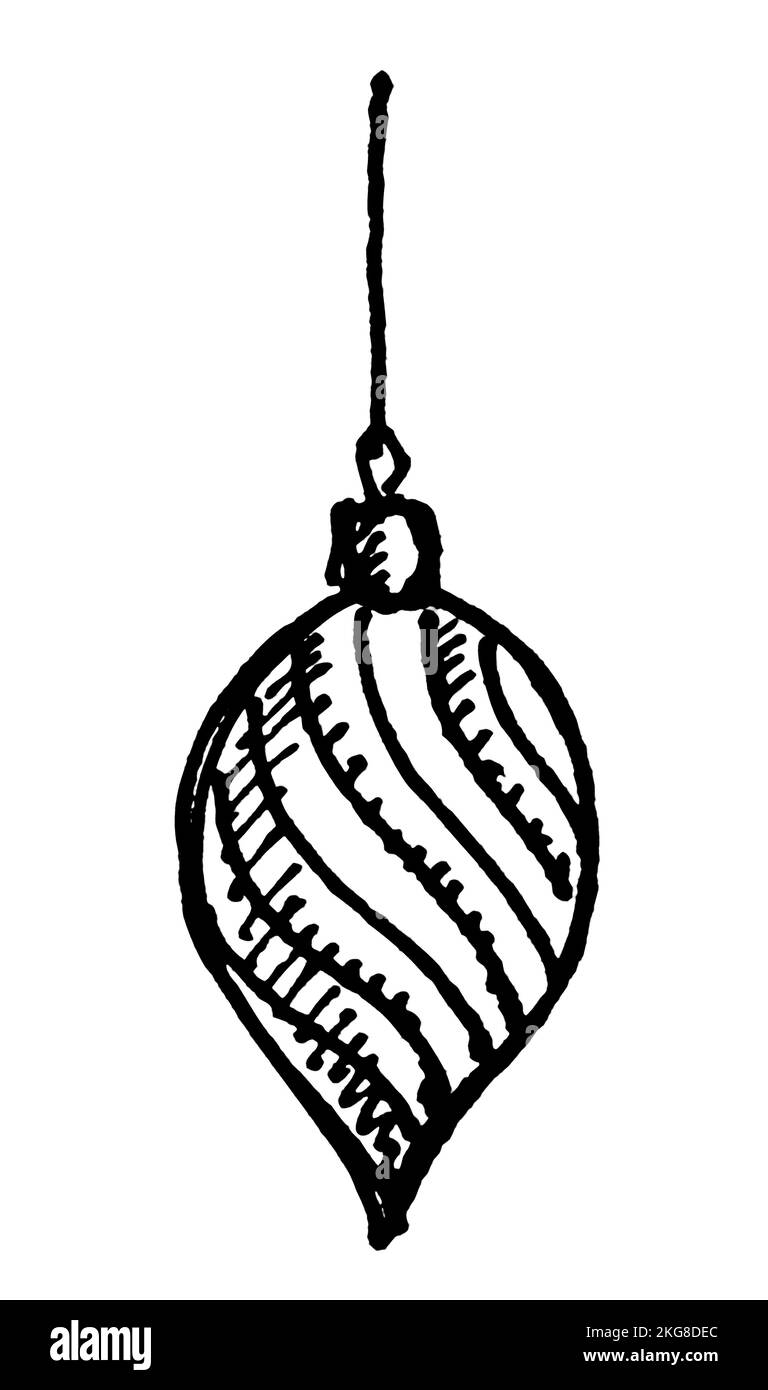 Cristalli di ghiaccio decorazione icona disegnata a mano libera Illustrazione Vettoriale