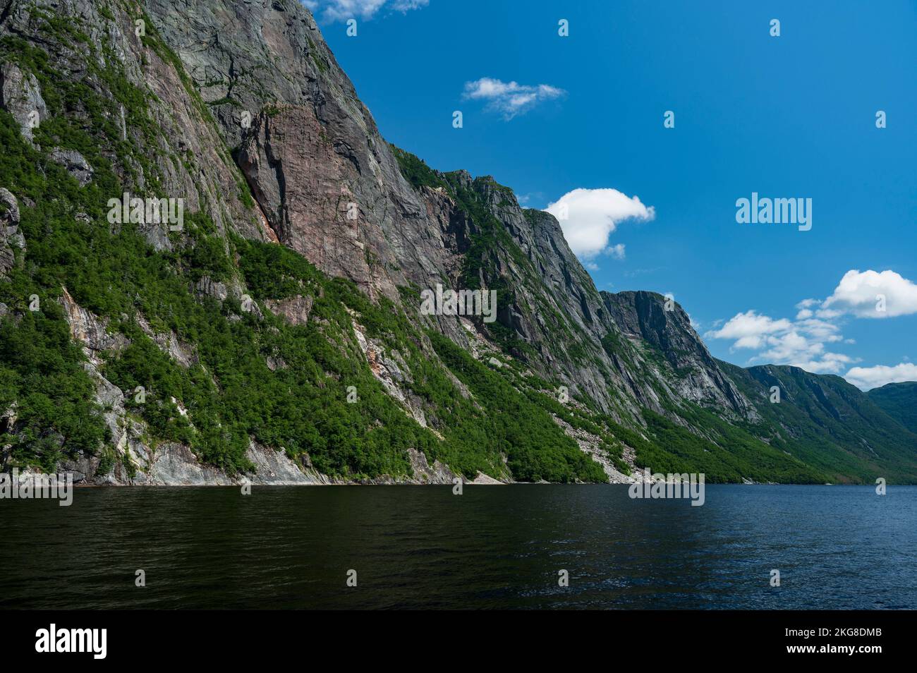 Canada, Labrador, Terranova, Western Brook Pond, Western Brook Pond nel Gros Morne National Park Foto Stock