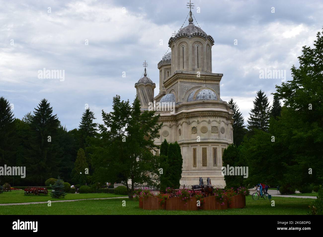 Manastirea Curtea de Arges Foto Stock