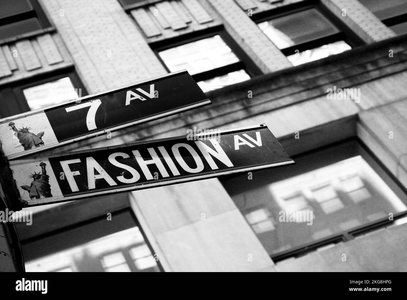 USA, New York, New York City, primo piano dei cartelli con il nome della strada Foto Stock