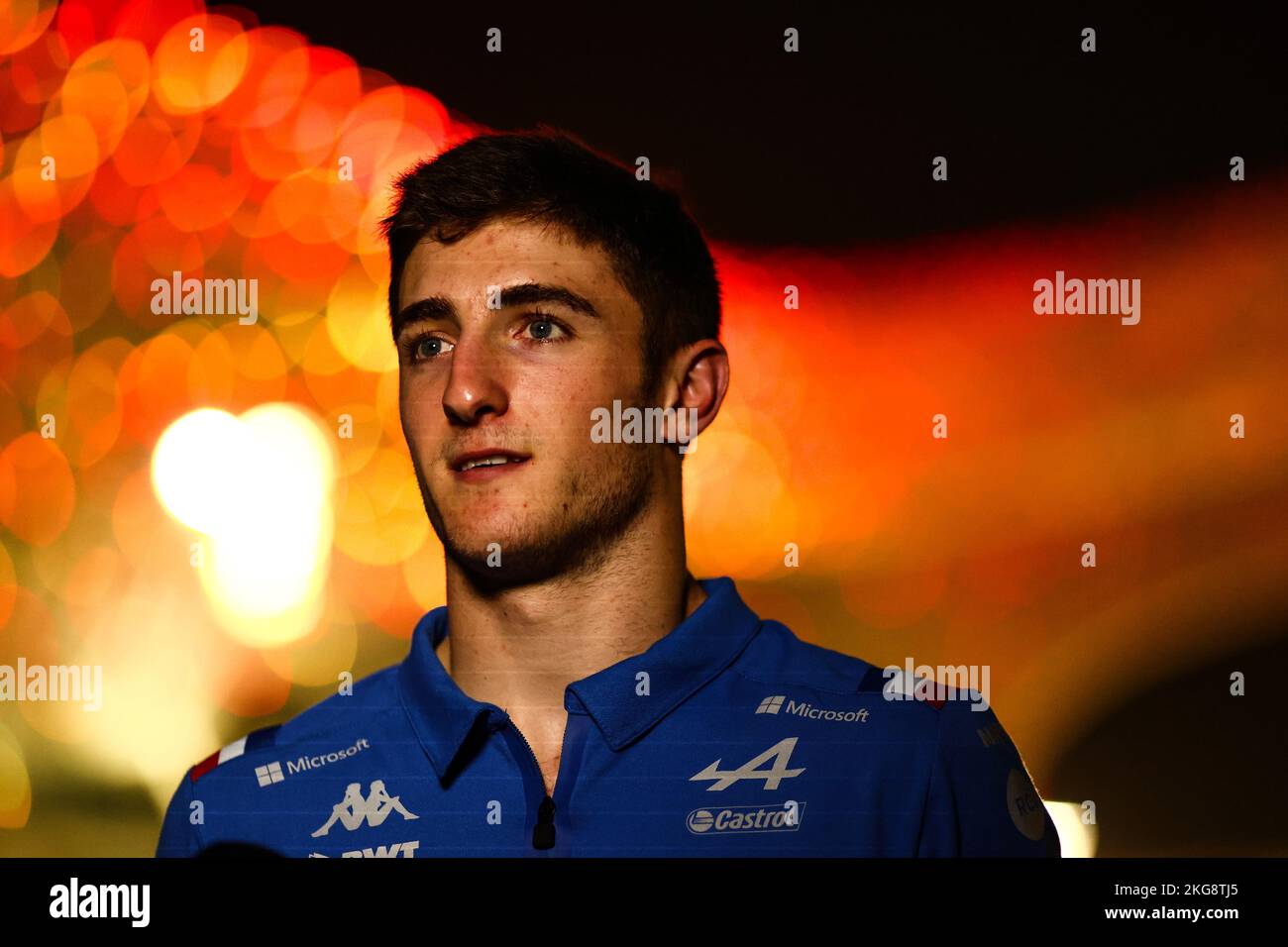 Autista dell'Accademia Alpina Jack Doohan (AUS). 22.11.2022. Test di Formula 1, circuito di Yas Marina, Abu Dhabi, martedì. Il credito fotografico dovrebbe essere: XPB/Alamy Live News. Foto Stock