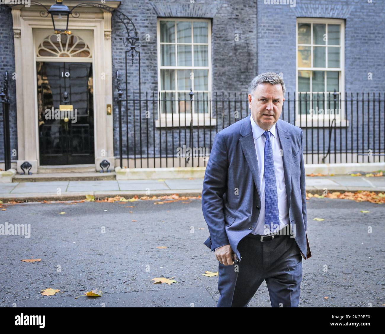 Westminster, Londra, Regno Unito. 22nd Nov 2022. Mel Stride, deputato, Segretario di Stato per il lavoro e le pensioni. I ministri partecipano alla riunione settimanale del gabinetto a Downing Street. Credit: Imageplotter/Alamy Live News Foto Stock