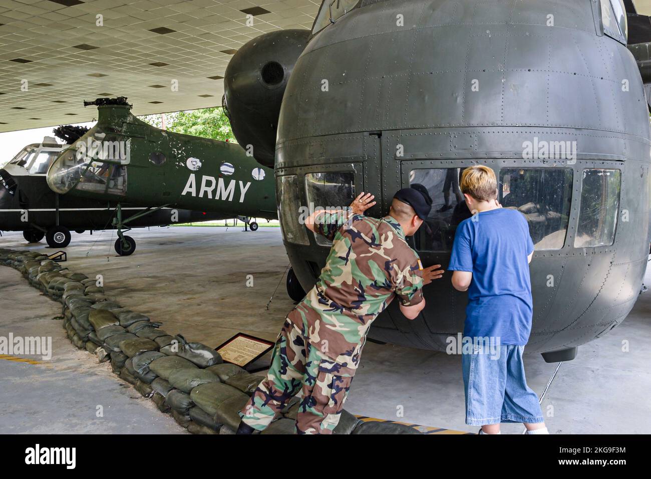 Newport News Virginia,Fort Eustis,US Army Transportation Museum,storia,collezioni,mostra collezione mostra,promuovere,prodotti esposizione sal Foto Stock