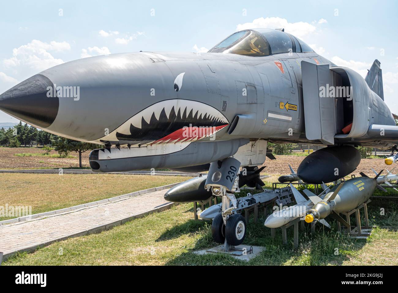 McDonnell Douglas F-4 Phantom II - un americano tandem a due posti, a motore doppio, per tutte le condizioni atmosferiche, a lungo raggio, intercettore di jet supersonico e caccia-bombardiere Foto Stock