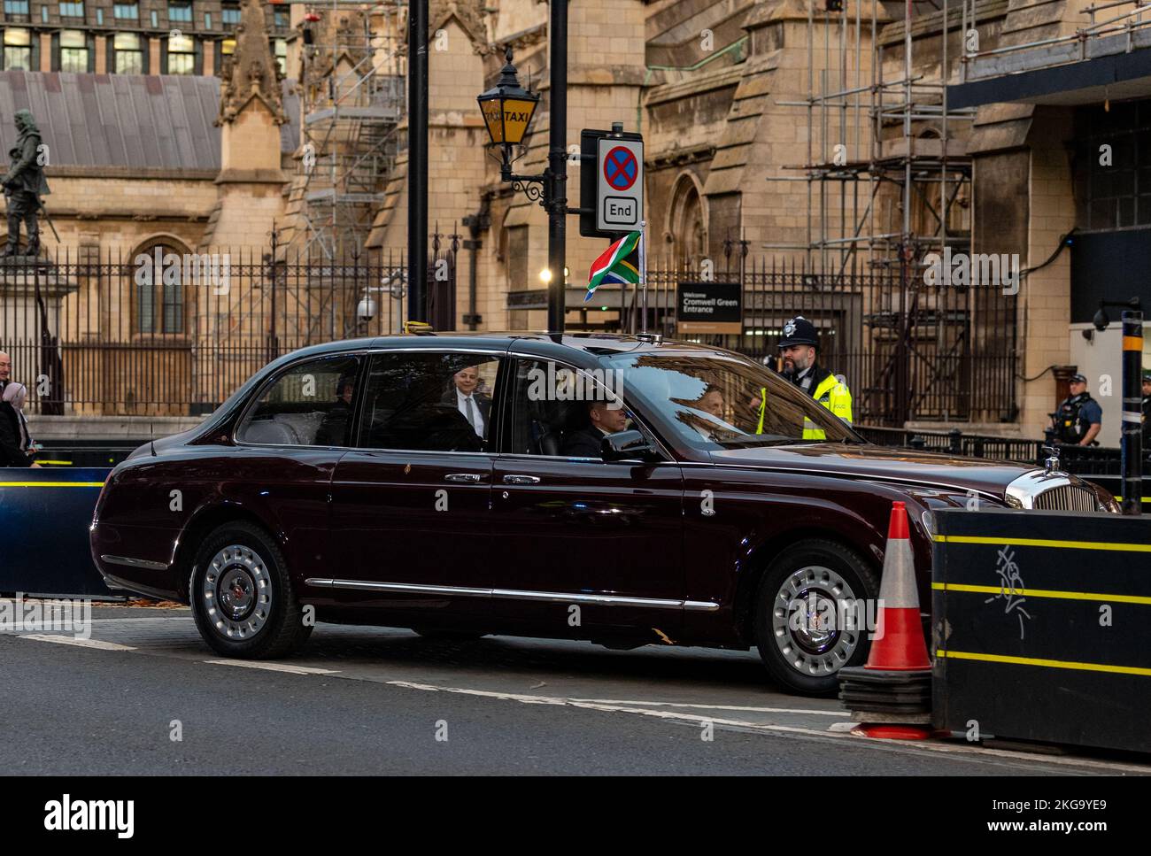 Londra, Regno Unito. 22nd Nov 2022. Cyril Ramaphosa, Presidente del Sudafrica Credit: Ian Davidson/Alamy Live News Foto Stock