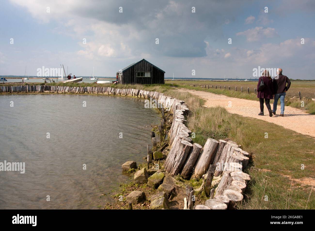 Riserva naturale di Newton, Isola di Wight, Hampshire, inghilterra Foto Stock