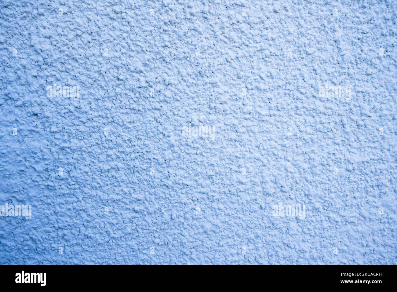 Immagine sullo sfondo di una parete decorata con stucco o gotelé di colore blu. Spazio di copia Foto Stock