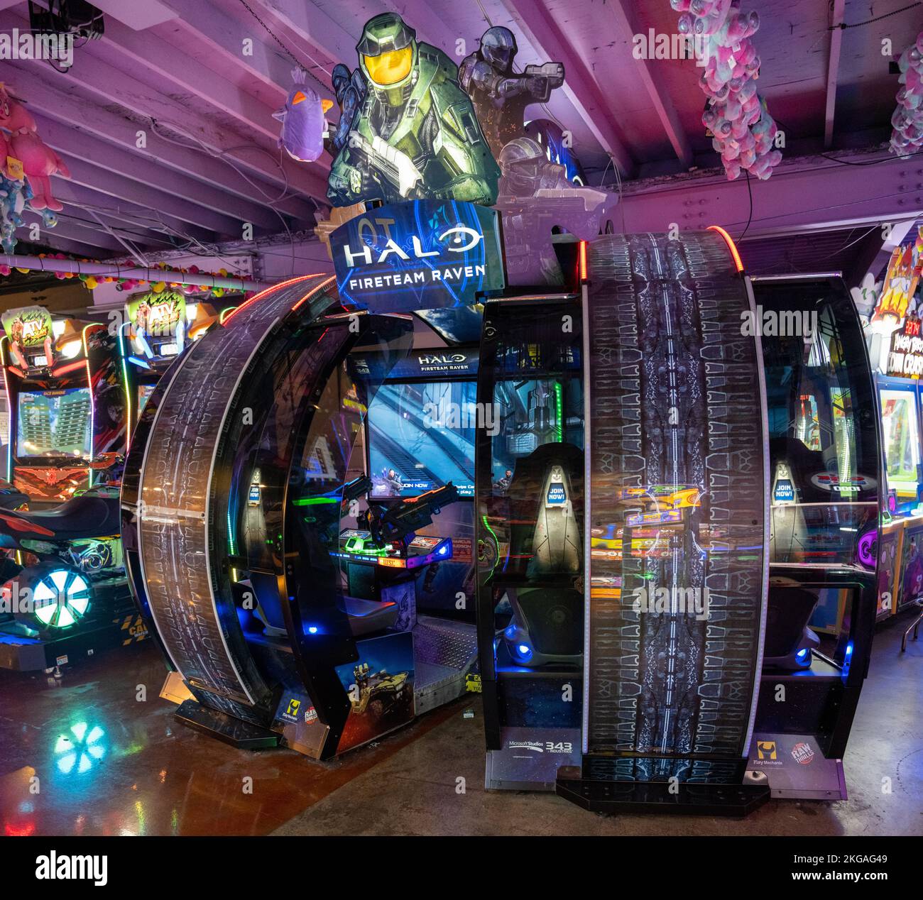 Halo Fireteam Raven un gioco cooperativo arcade fantascienza di tiro Foto Stock
