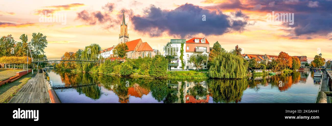 Rathenow an der Havel, Brandeburgo, Germania Foto Stock