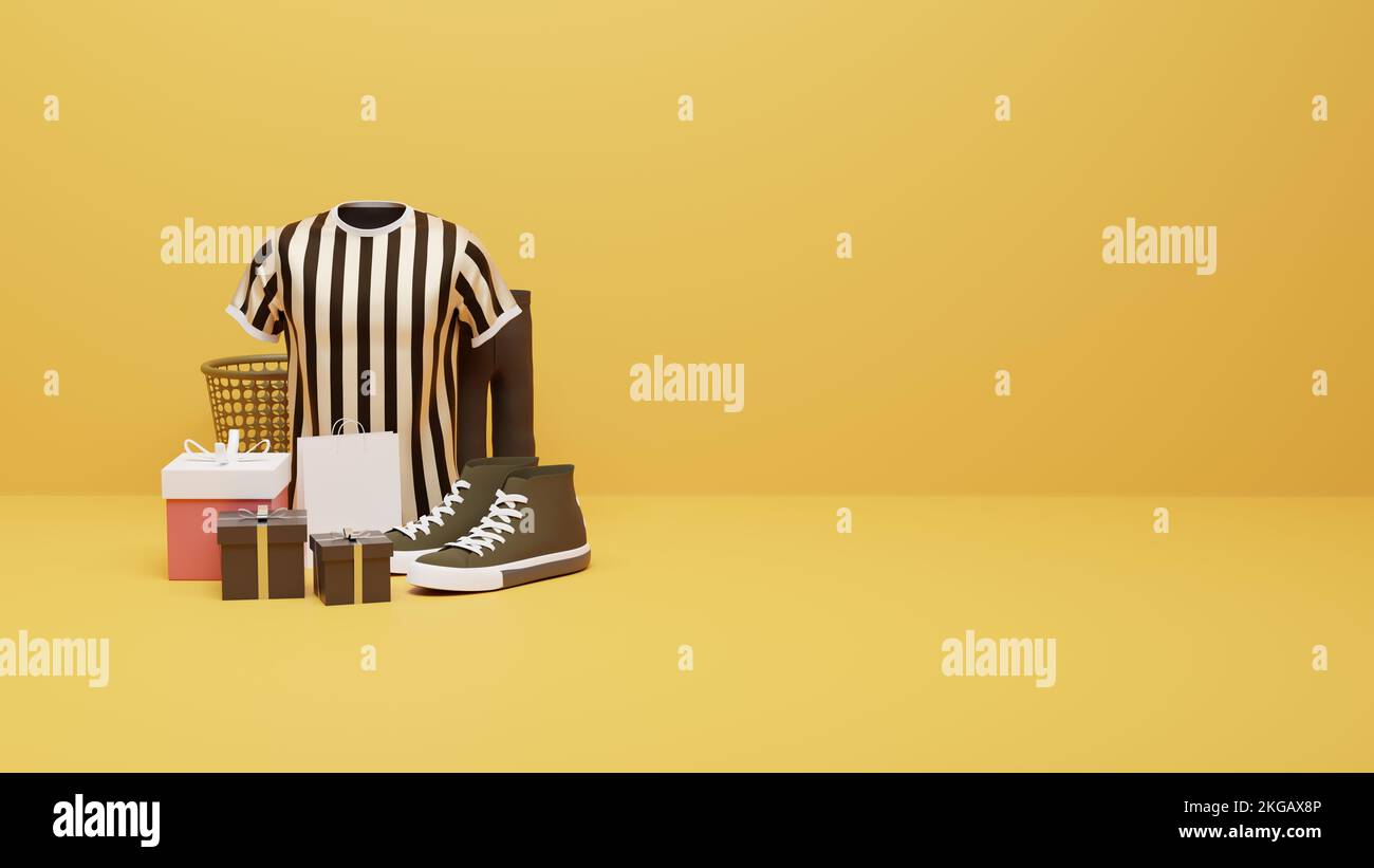 3D rendering moderno modello di banner di vendita speciale Foto Stock