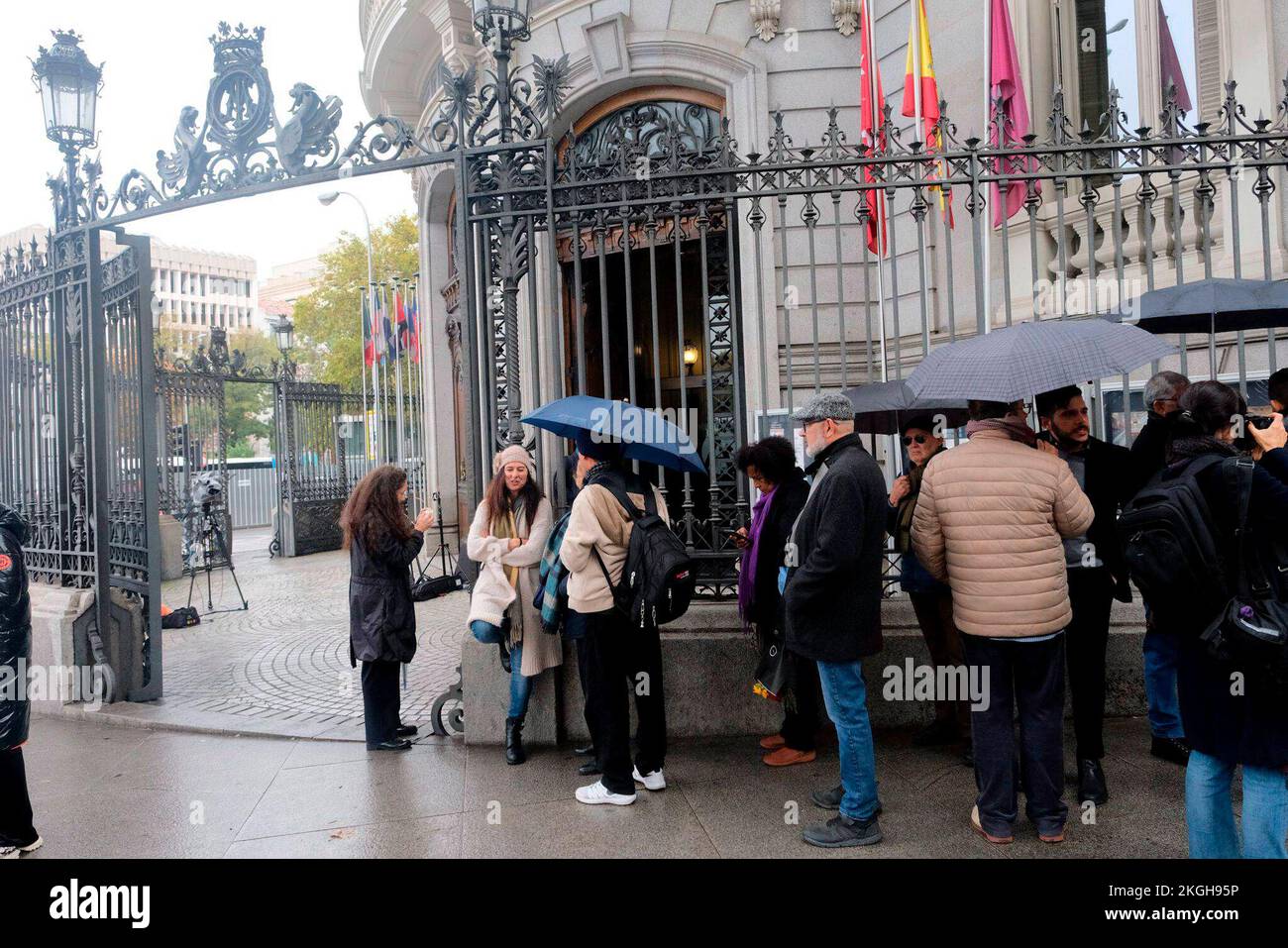 Madrid, Spagna. 23rd Nov 2022. Burning cappella di Pablo Milanes a Madrid, 23 novembre 2022 Credit: CORDON PRESS/Alamy Live News Foto Stock