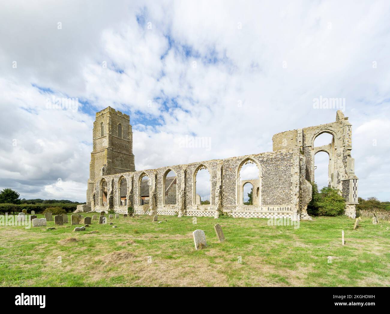 Chiesa di Sant'Andrea Covehithe Suffolk 2022 Foto Stock