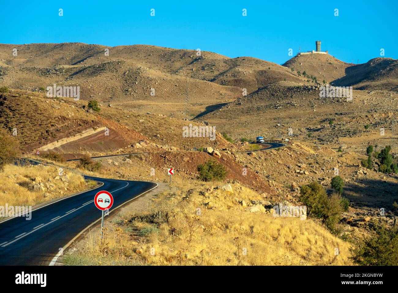 Asien, Türkei, Landschaft an der Strasse von Sirnak nach Siirt Foto Stock