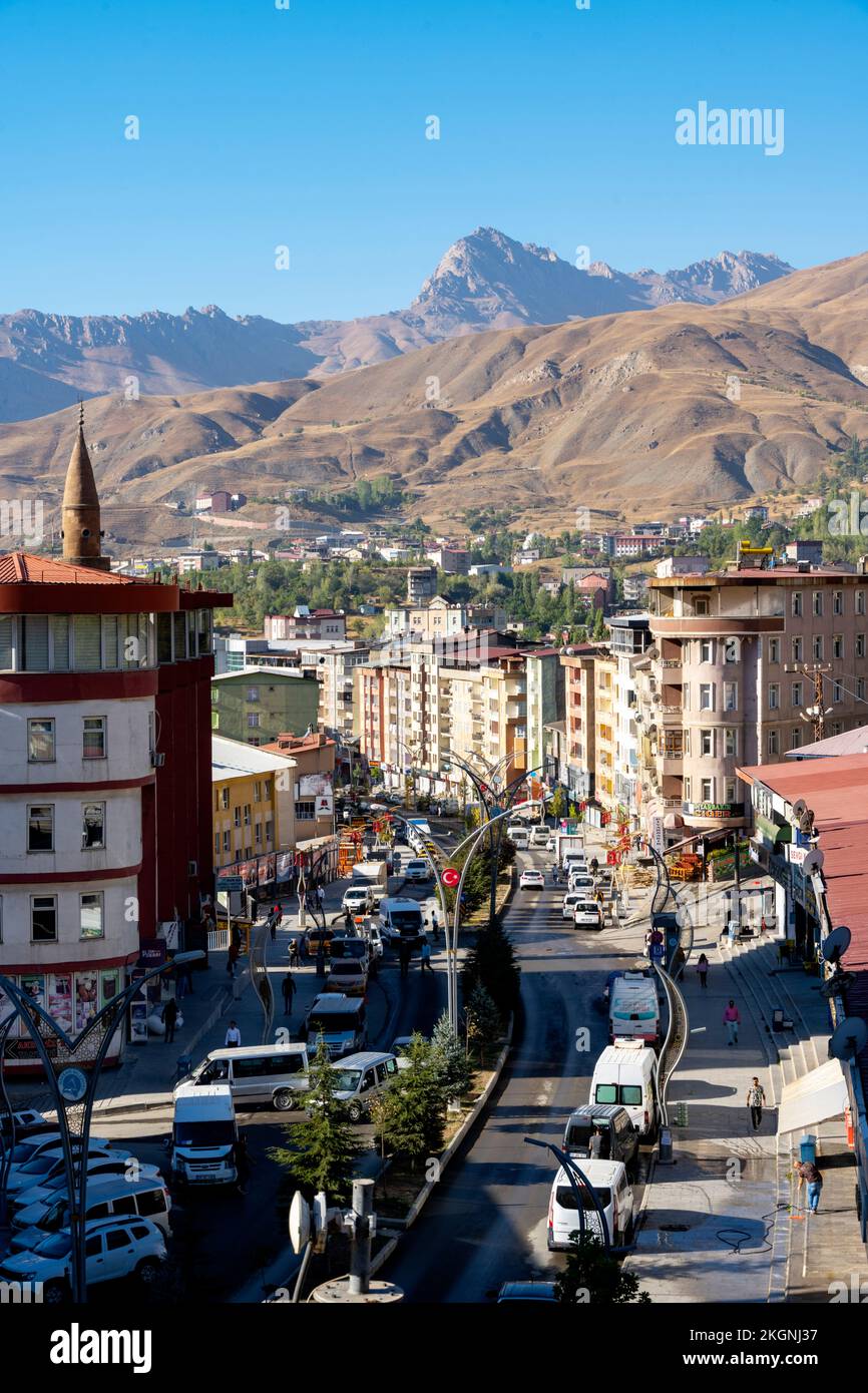 Asien, Türkei, Provinzhauptstadt Hakkari Foto Stock