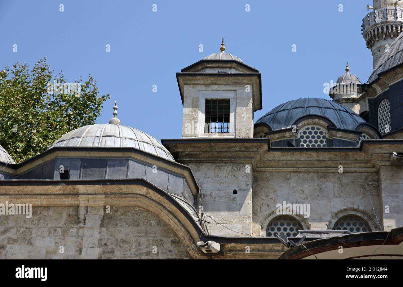 La Moschea del Sultano di Eyup, situata a Eyup, in Turchia, è stata costruita nel 1458. Foto Stock