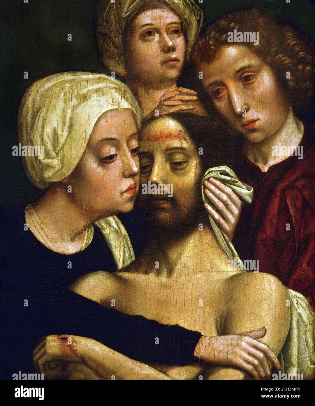 Pietà Ambrosius Benson (1495-1550), (?) | Painter Gérard David (1460-1523), entourage de | Painter circa 1520 | 16th centuryMuseum, Lussemburgo, Foto Stock
