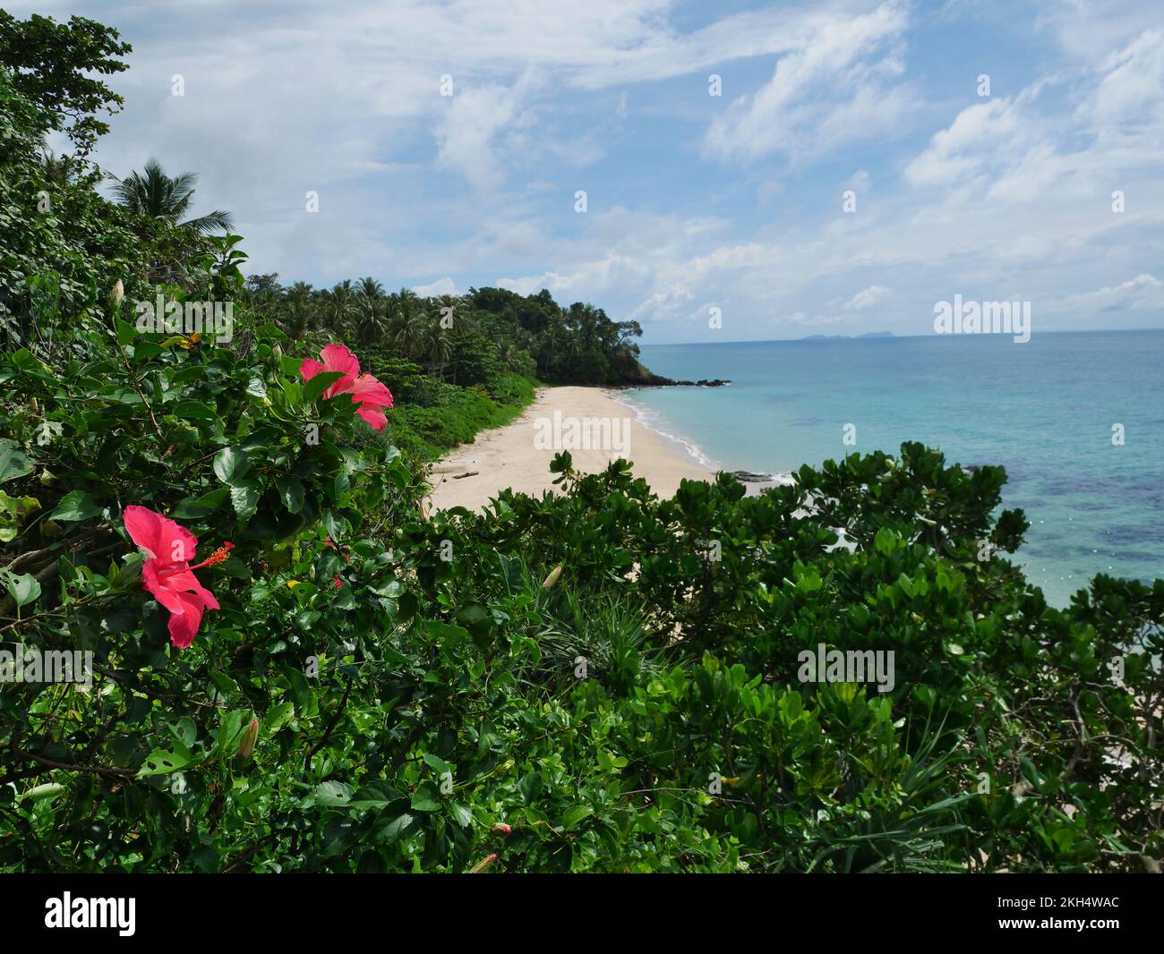 Paradiesischer Strand in Thailandia Foto Stock