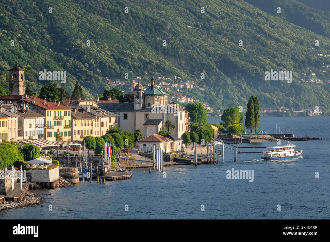 Cannobio sul Lago Maggiore, Piemonte, Italia, Europa Foto Stock