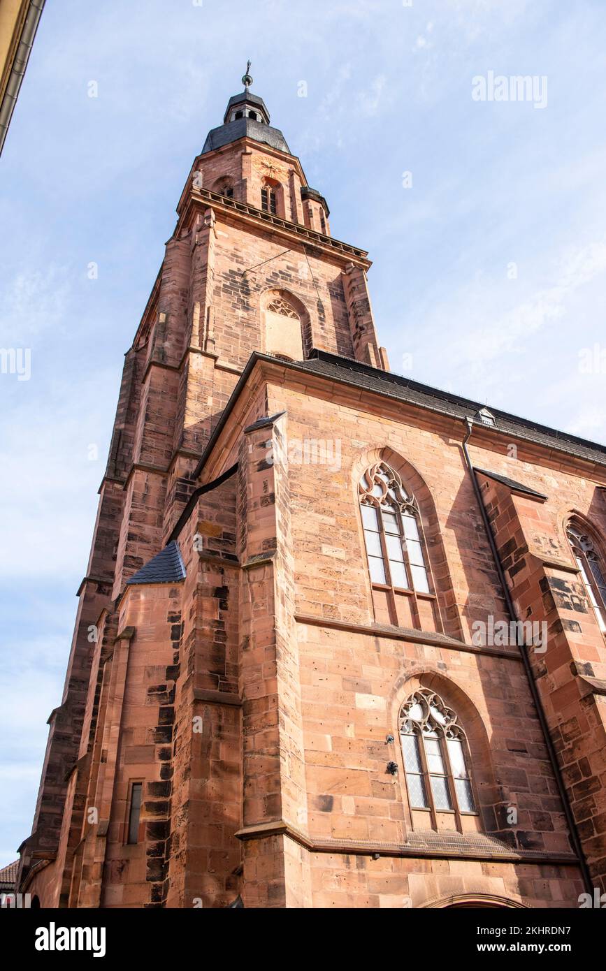 Chiesa del Santo Spirito a Heidelberg, Germania sud-occidentale Europa UE Foto Stock