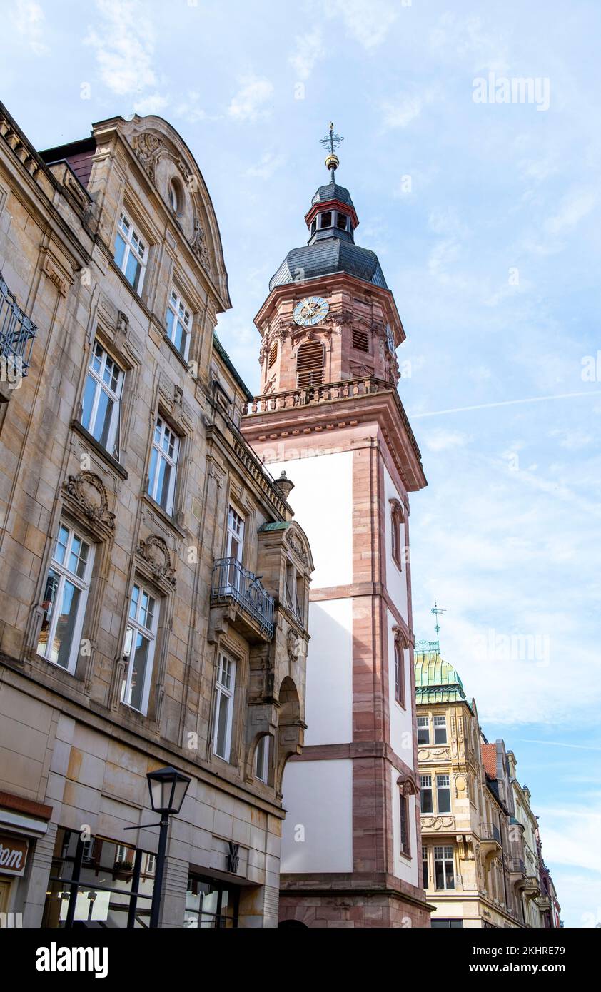 Chiesa del Santo Spirito a Heidelberg, Germania sud-occidentale Europa UE Foto Stock