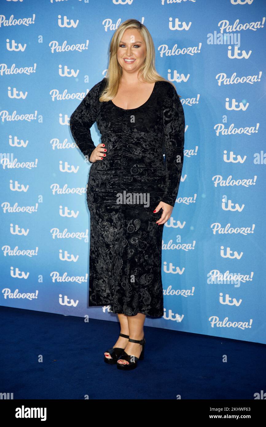 Josie Gibson. ITV Palooza, Royal Festival Hall, Southbank, Londra. REGNO UNITO Foto Stock