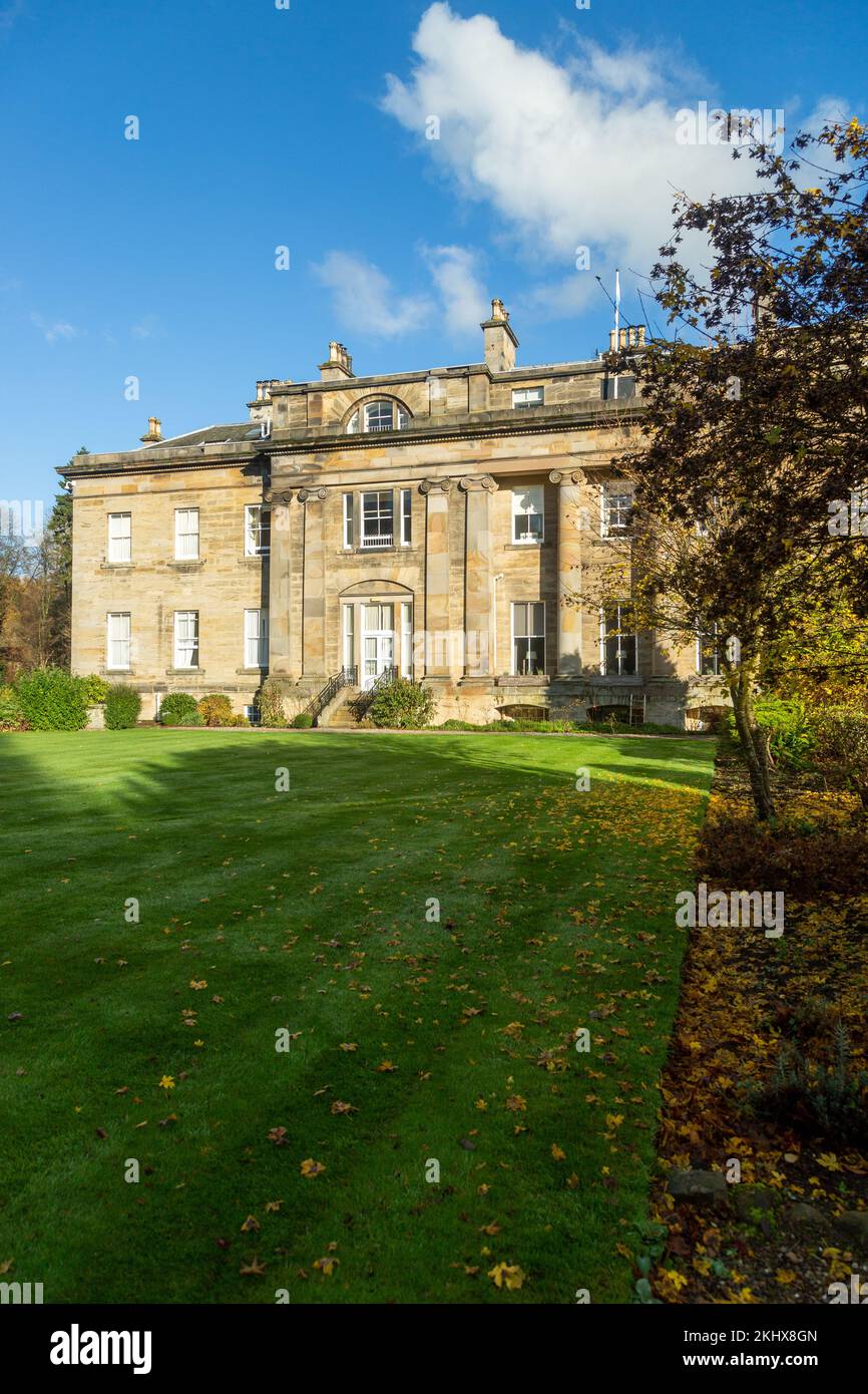 Balbirnie House Hotel un palazzo georgiano del 18th ° secolo vicino a Glenrothes, Fife, Scozia Foto Stock