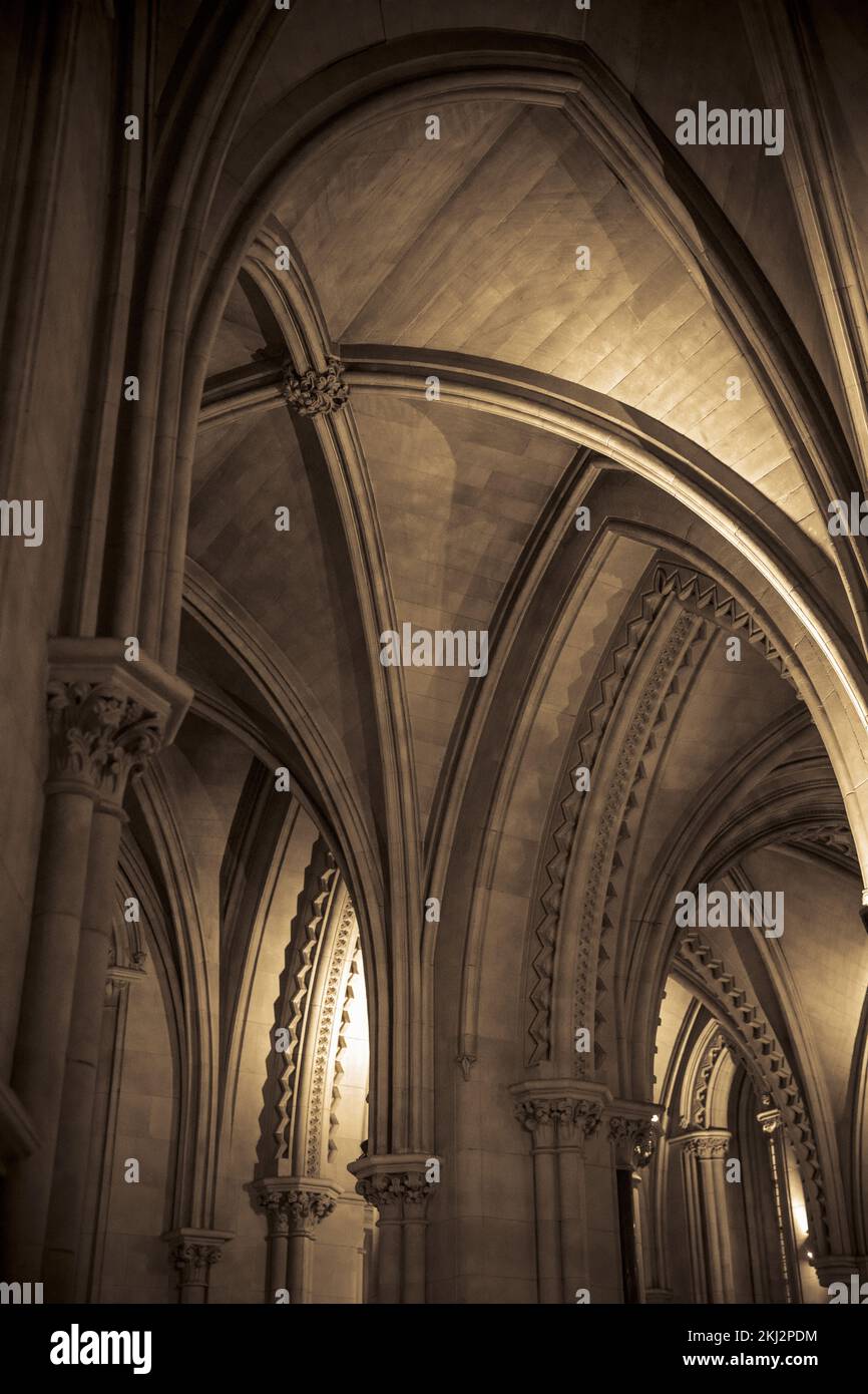 Irlanda, Dublino, Cattedrale di San Patrizio a Dublino, Irlanda, fondata nel 1191, è la Cattedrale Nazionale della Chiesa d'Irlanda. Foto Stock