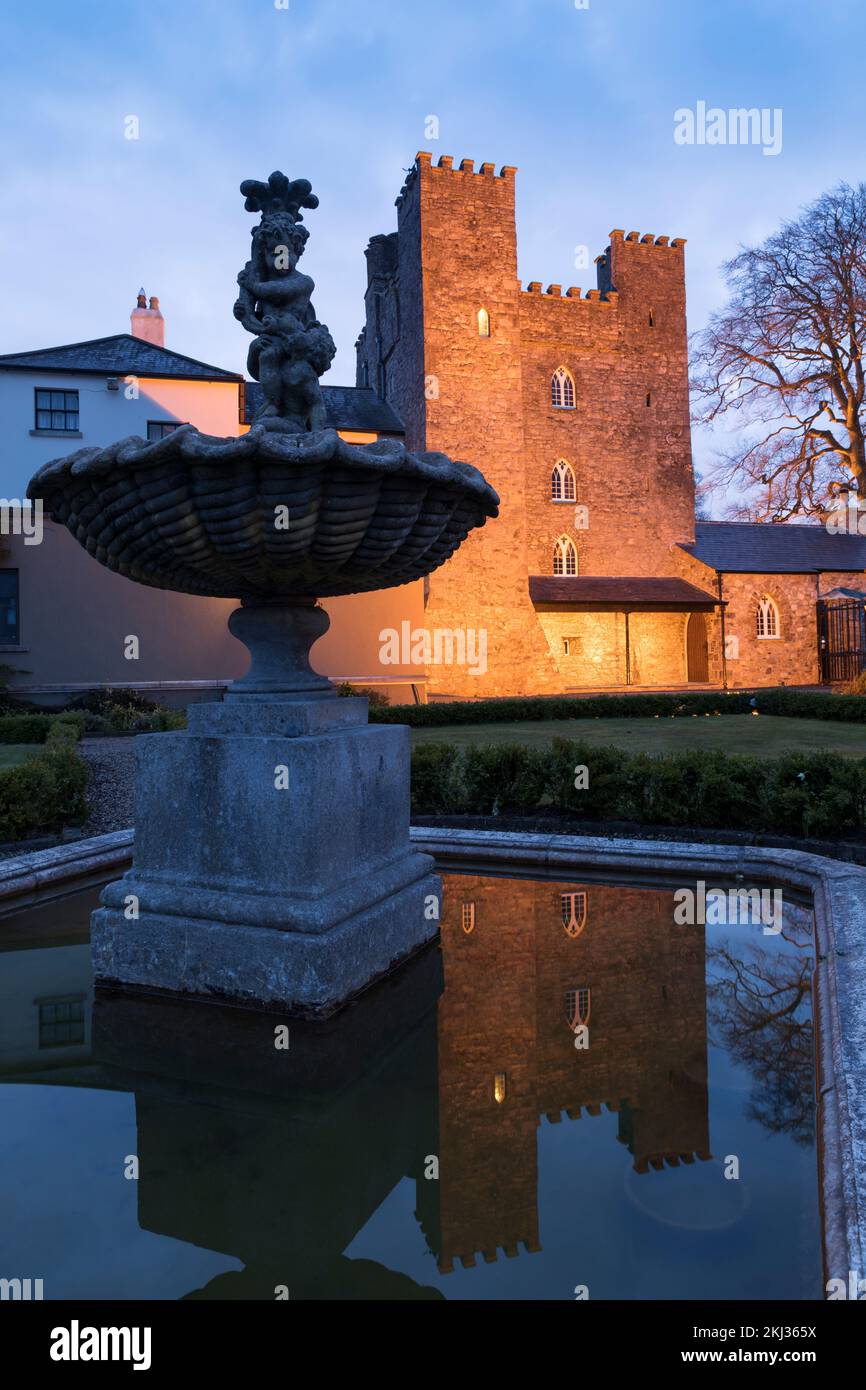 Irlanda, Contea di Kildare, Straffan, Castello di Barberstown, esterno Foto Stock
