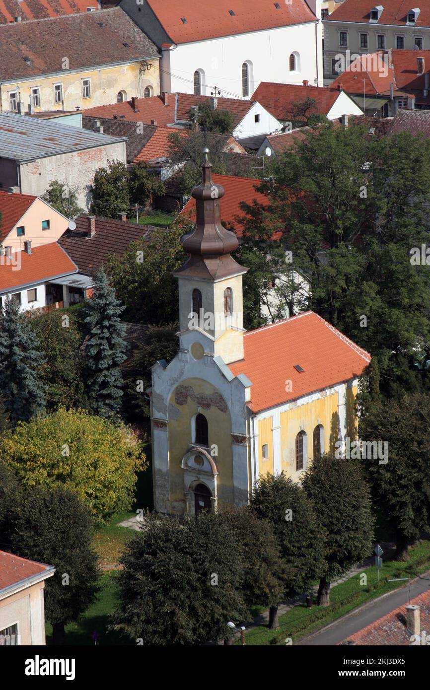 Chiesa ortodossa di San Sava a Krizevci, Croazia Foto Stock