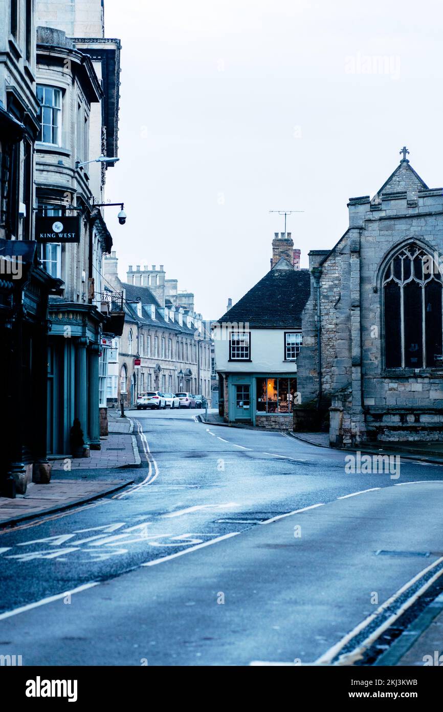 Stamford - Old Market Town - edifici georgiani Foto Stock