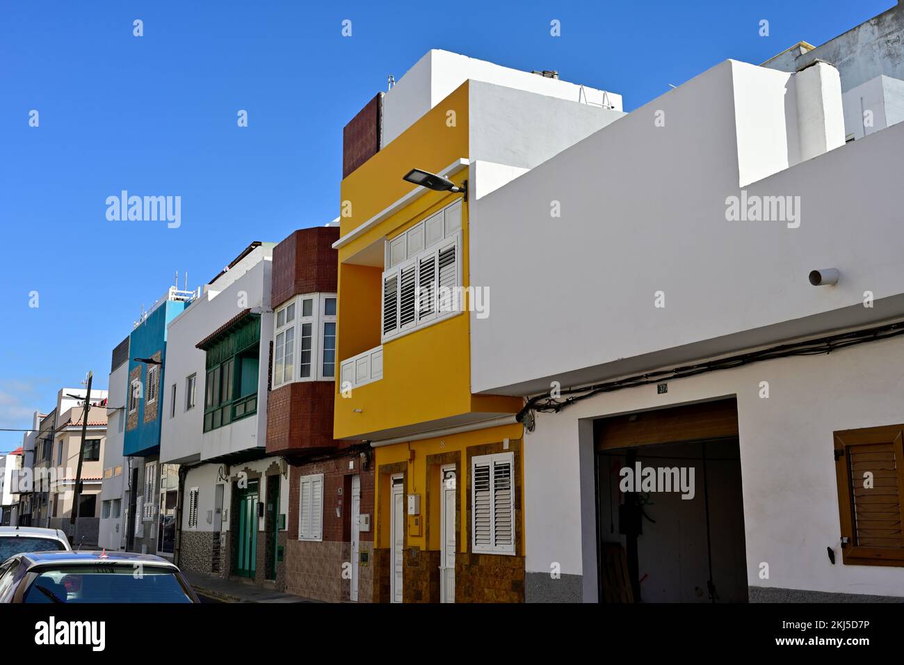 Appartamenti nel villaggio di El Burrero Gran Canaria molto vicino all'aeroporto di Las Palmas Foto Stock