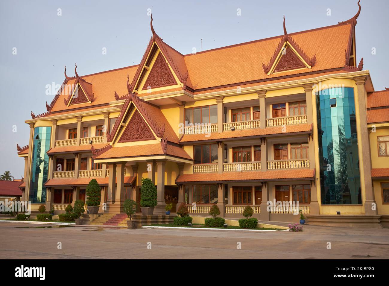 Kampot Provincial Hall Kampot Cambogia Foto Stock