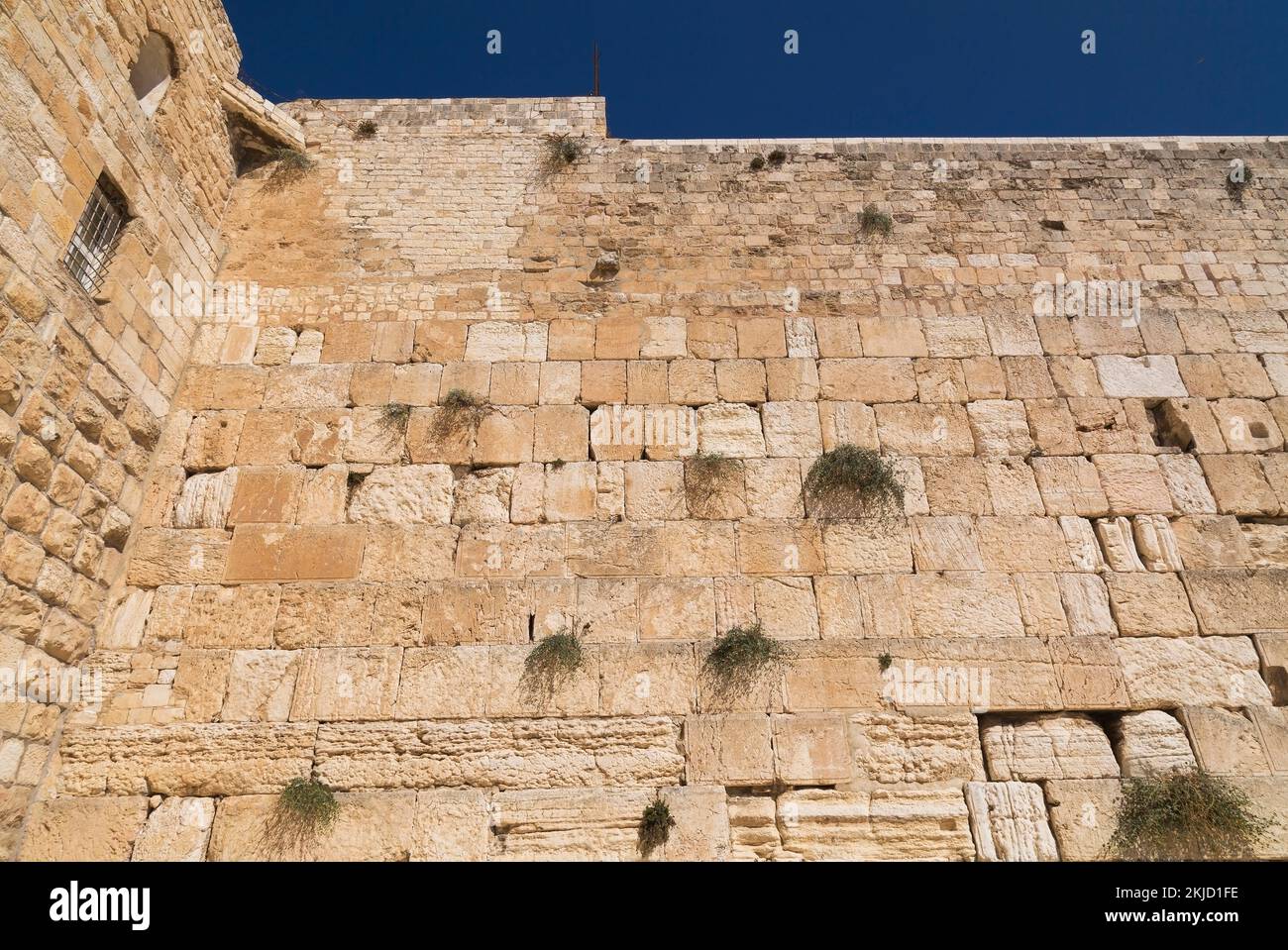 Western Wall Plaza o il Muro del Pianto, il quartiere ebraico, la città vecchia di Gerusalemme, Israele. Foto Stock