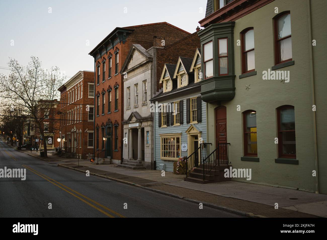 Architettura nel centro di York, Pennsylvania Foto Stock