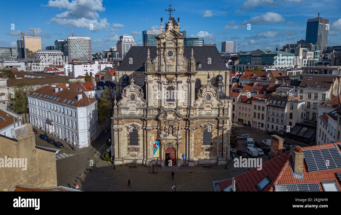 Chiesa di San Giovanni Battista al Béguinage di Bruxelles Foto Stock