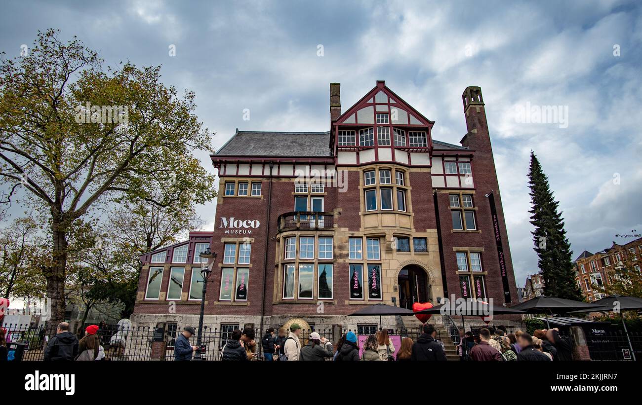 Museo di arte moderna e contemporanea Moco ad Amsterdam Foto Stock