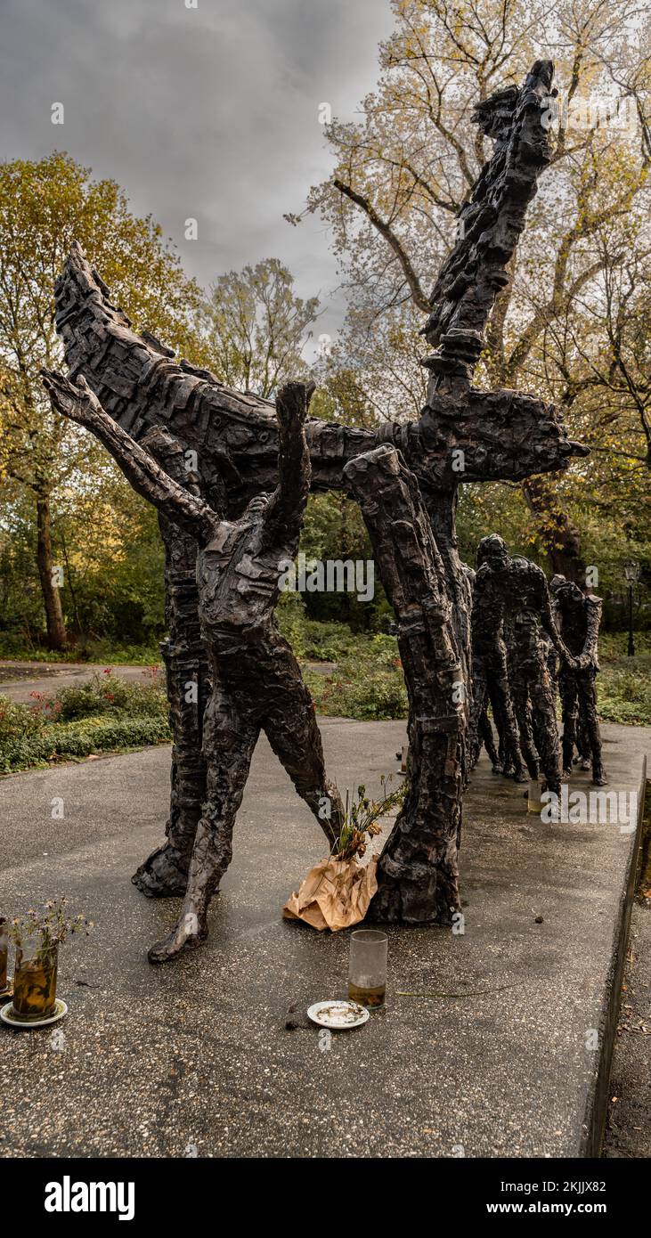 Monumento nazionale della schiavitù ad Amsterdam Foto Stock