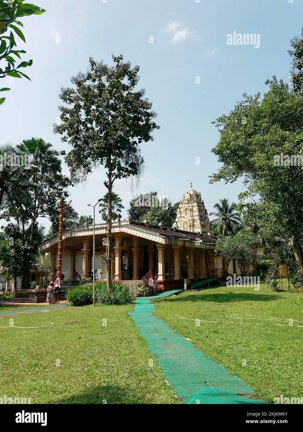 Tempio di Tirupati Balaji nello stato di Kumkaliem Goa India 10 15 2022 Foto Stock