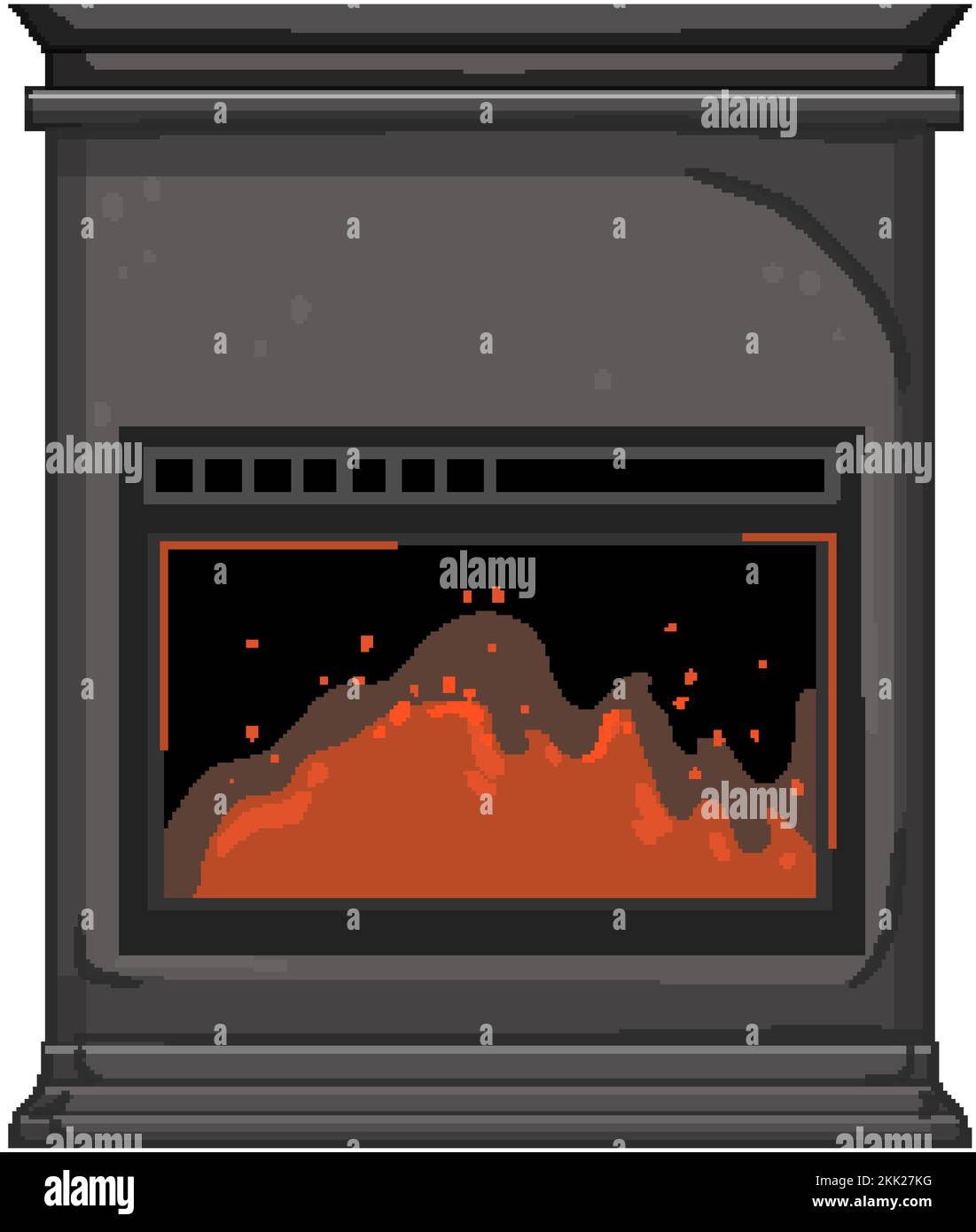 camino camino fumetto illustrazione vettore Illustrazione Vettoriale