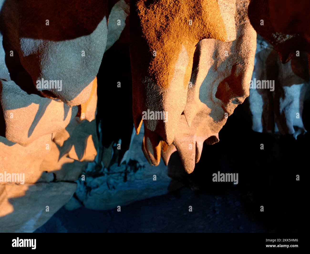 Grotte nel profondo della Terra Foto Stock