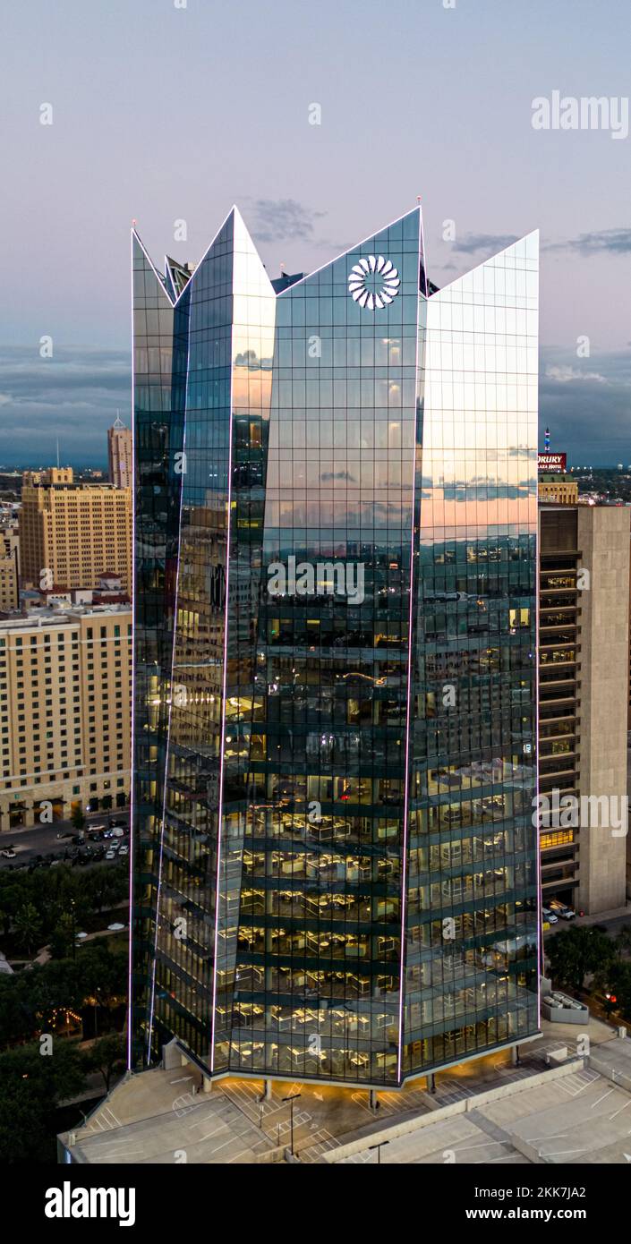 Frost Bank Tower nella città di San Antonio - SAN ANTONIO, STATI UNITI - 3 NOVEMBRE 2022 Foto Stock