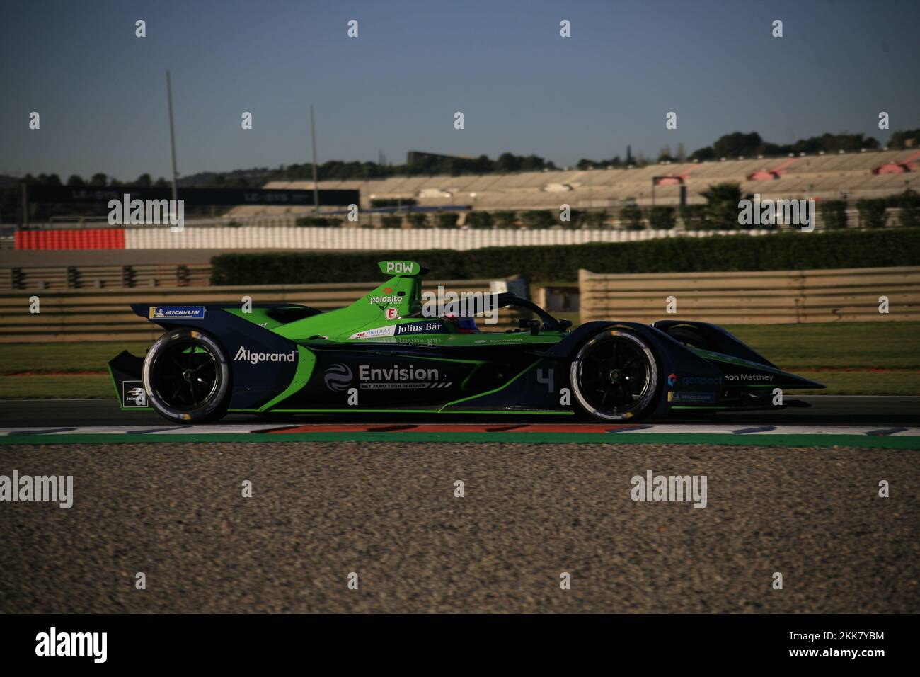Alice Powell (Envision Racing) durante i test pre-test di Formula e 2021 Foto Stock