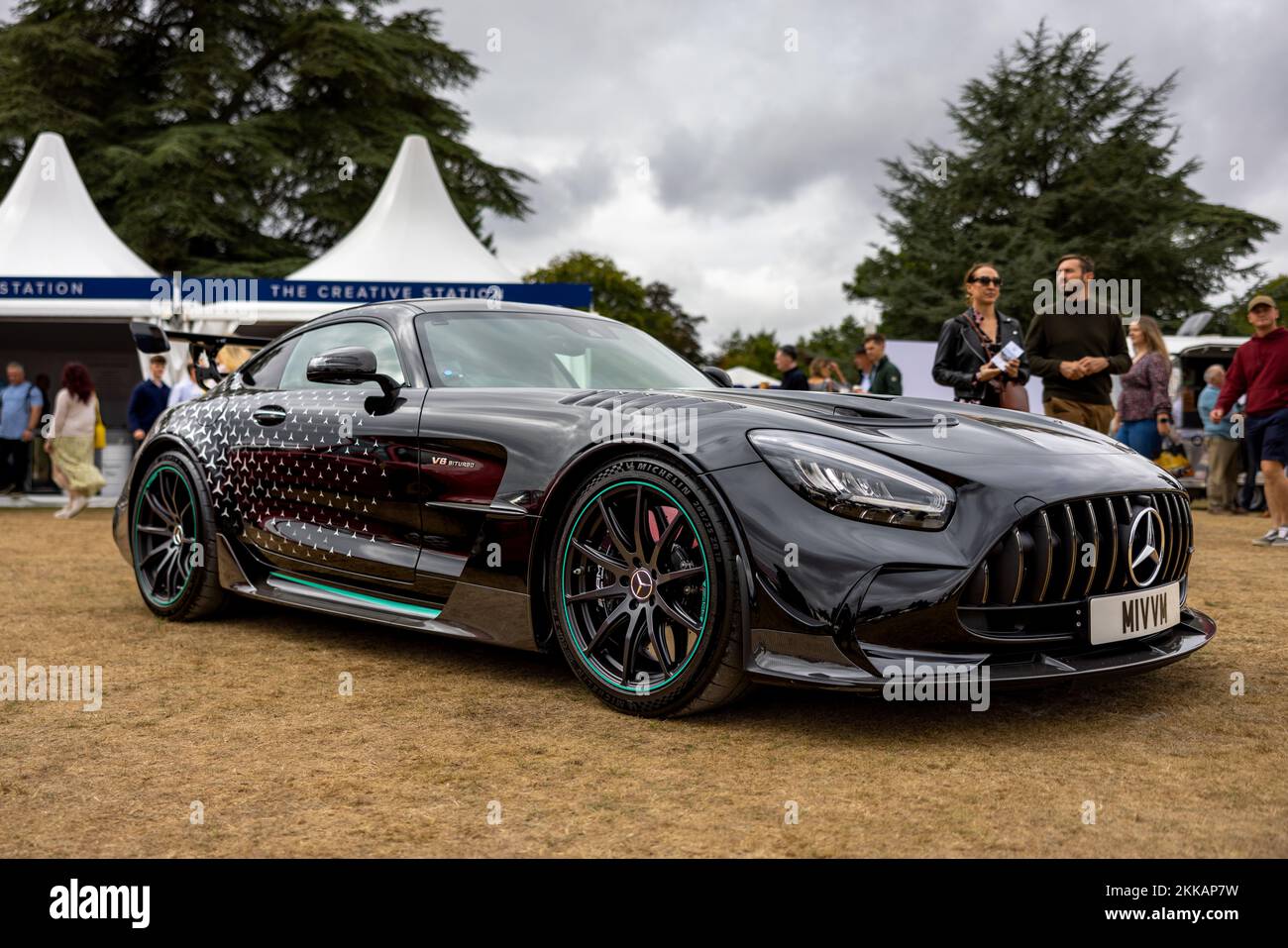 Mercedes-Benz AMG GT Black Series ‘M1 VVM’ in mostra al Concours d’Elégance Motor Show tenutosi a Blenheim Palace il 4th settembre 2022 Foto Stock