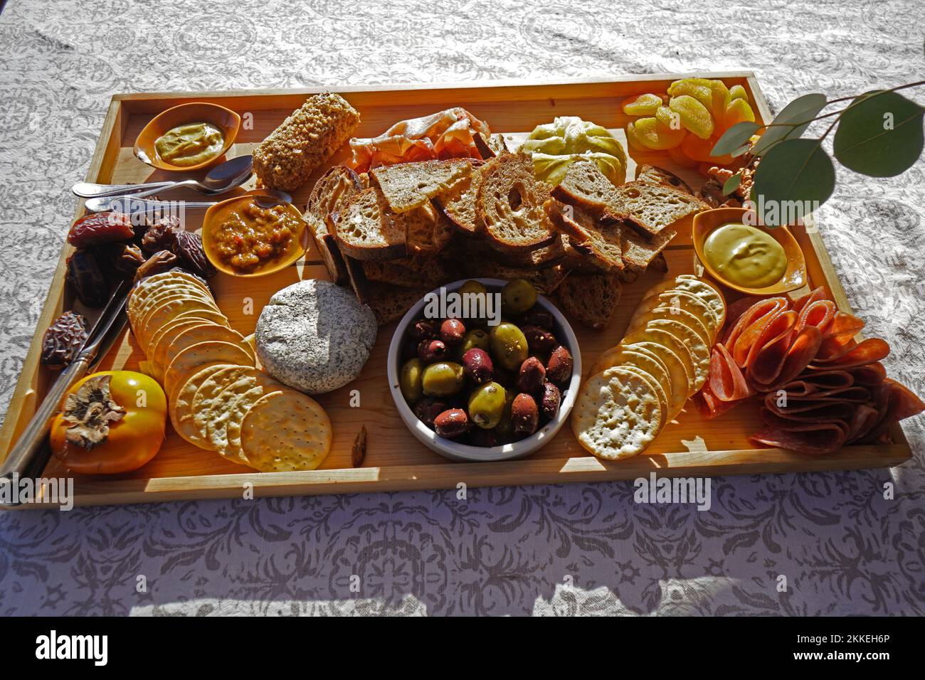 La Giornata del ringraziamento a cena Foto Stock