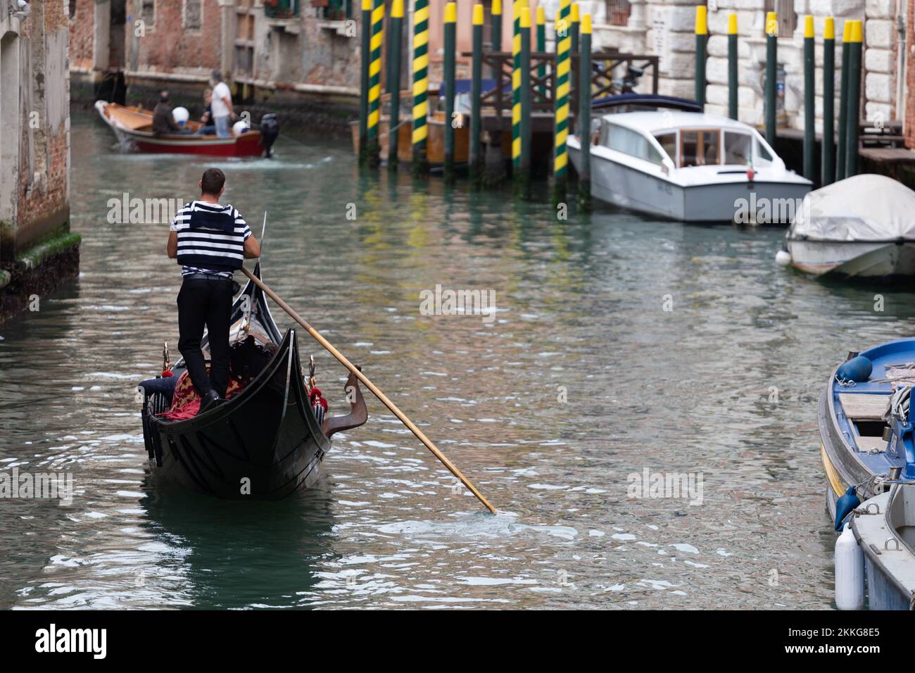 Città di Venezia durante il fine settimana in autunno Foto Stock