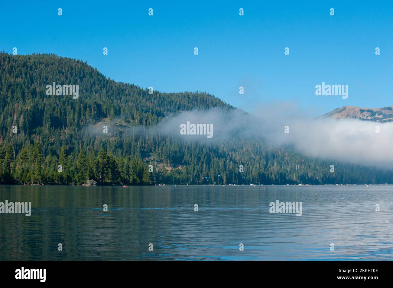 Lago Donner in california Foto Stock